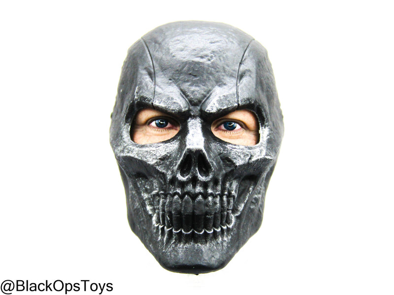 Load image into Gallery viewer, Black Skull Headsculpt w/Swappable Eyes (Virtual Toys)
