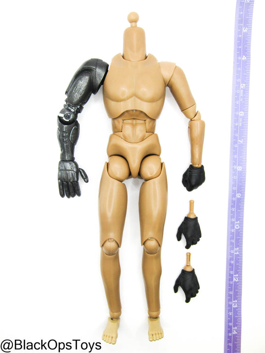 GI JOE - Cobra Major Bludd - Male Base Body w/Robotic Arm & Feet