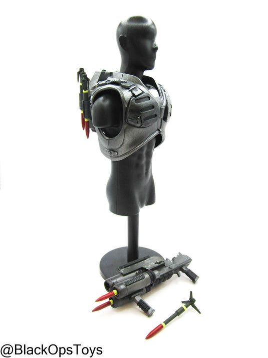 GI JOE - Cobra Major Bludd - Rocket Launching Chest Armor w/Rocket Launcher