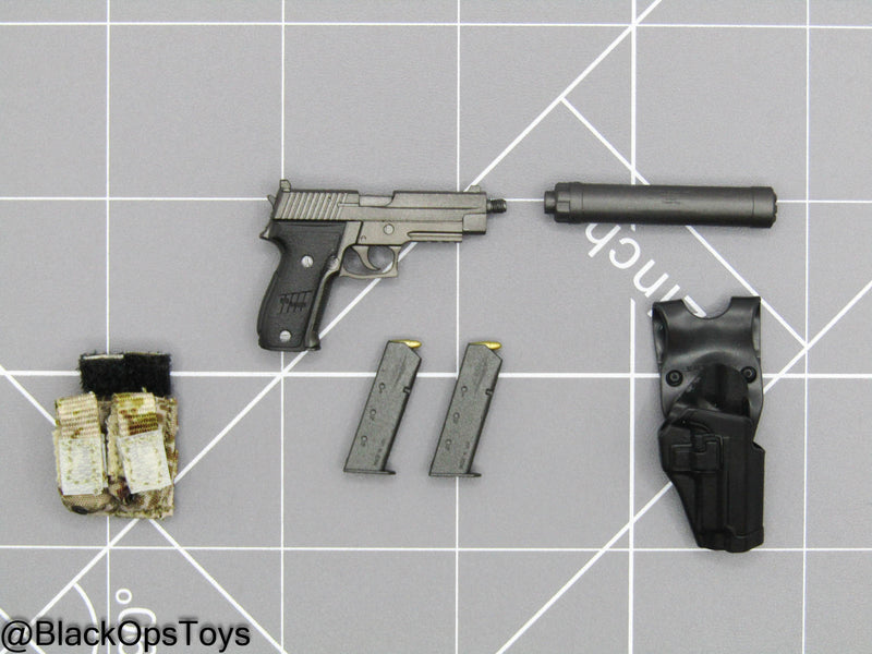 Load image into Gallery viewer, DEVGRU ONS GERONIMO - Leather Like Battle Belt Set w/Pistol
