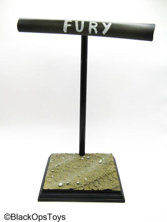 Fury - Sherman Tank Loader - Base Stand w/Tank Barrel Detail