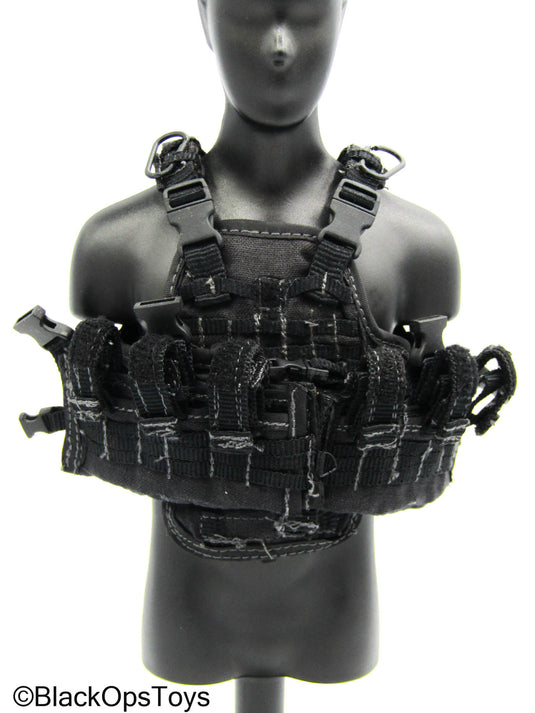 GI JOE - Cobra Viper - Black MOLLE Combat Vest Set w/Buttpack