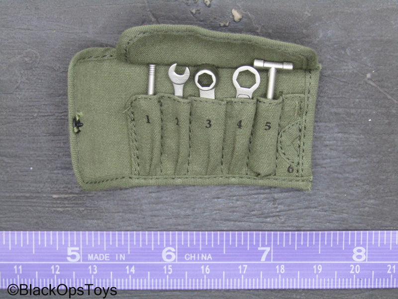 Load image into Gallery viewer, Fury - Sherman Tank Loader - M10 Tool Roll w/Tools
