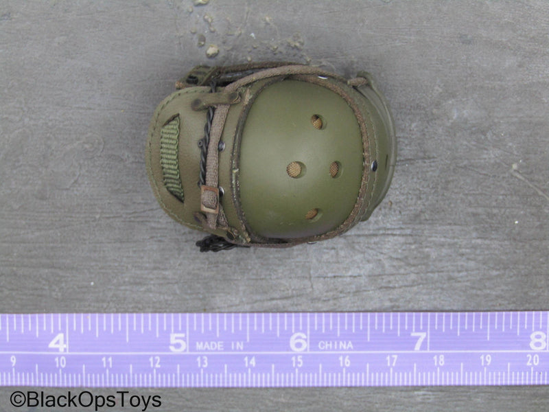 Load image into Gallery viewer, Fury - Sherman Tank Loader - Leather M1938 Tank Helmet
