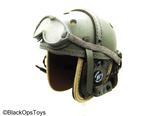 Fury - Sherman Tank Loader - Leather M1938 Tank Helmet
