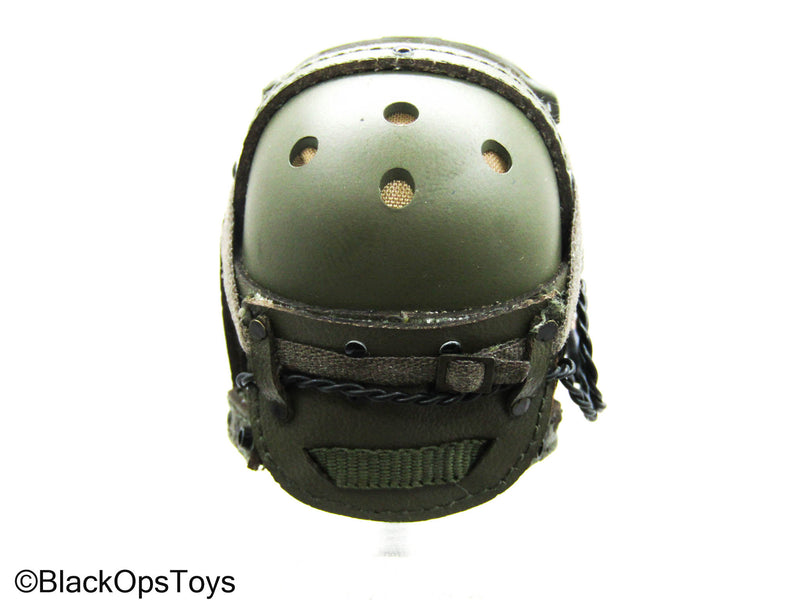 Load image into Gallery viewer, Fury - Sherman Tank Loader - Leather M1938 Tank Helmet
