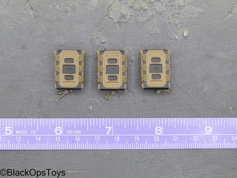 Load image into Gallery viewer, PMC Weapon Set F Ver. B - Tan Magazine Holsters (x3)
