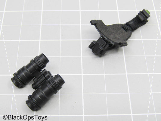 Black Night Vision Goggles w/Helmet Attachment