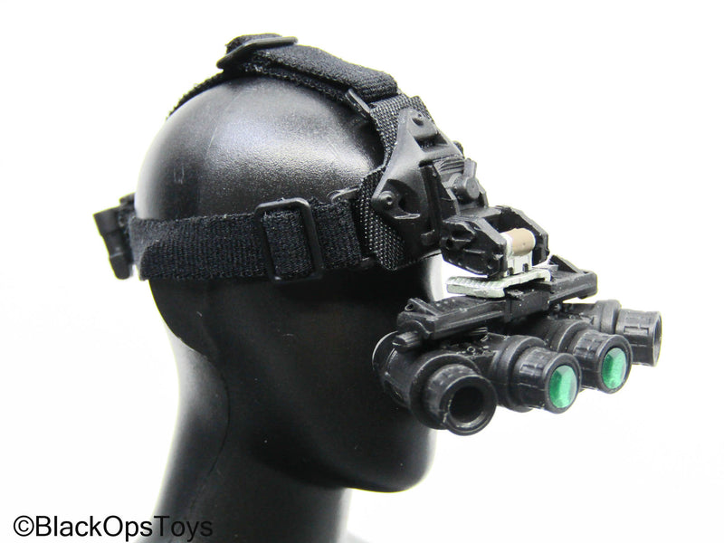 Load image into Gallery viewer, Black Night Vision Goggles w/Attachments (READ DESC)

