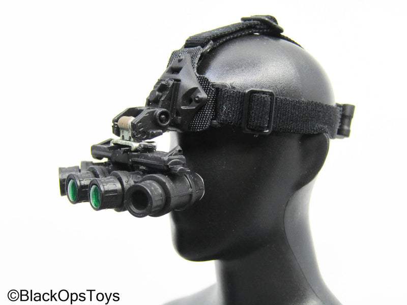 Load image into Gallery viewer, Black Night Vision Goggles w/Attachments (READ DESC)
