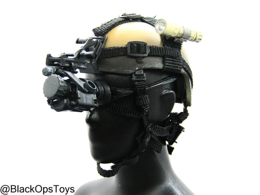 US Army Joe Brennan - Tan Helmet w/NVG Set & Glasses