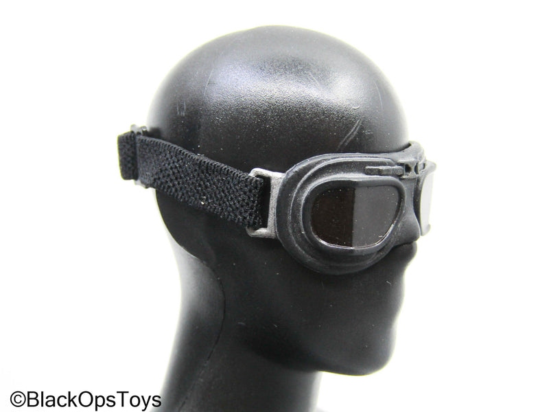 Load image into Gallery viewer, Black Aviator Goggles
