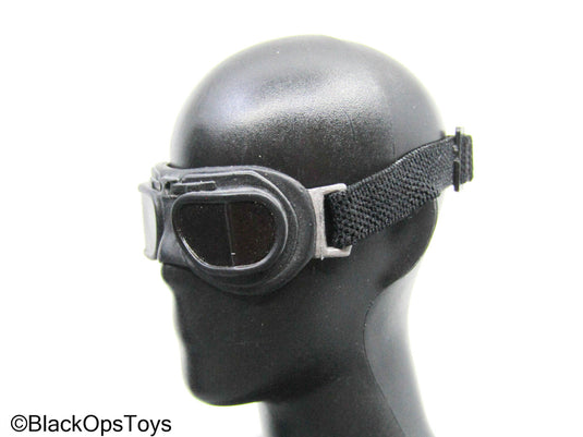 Black Aviator Goggles