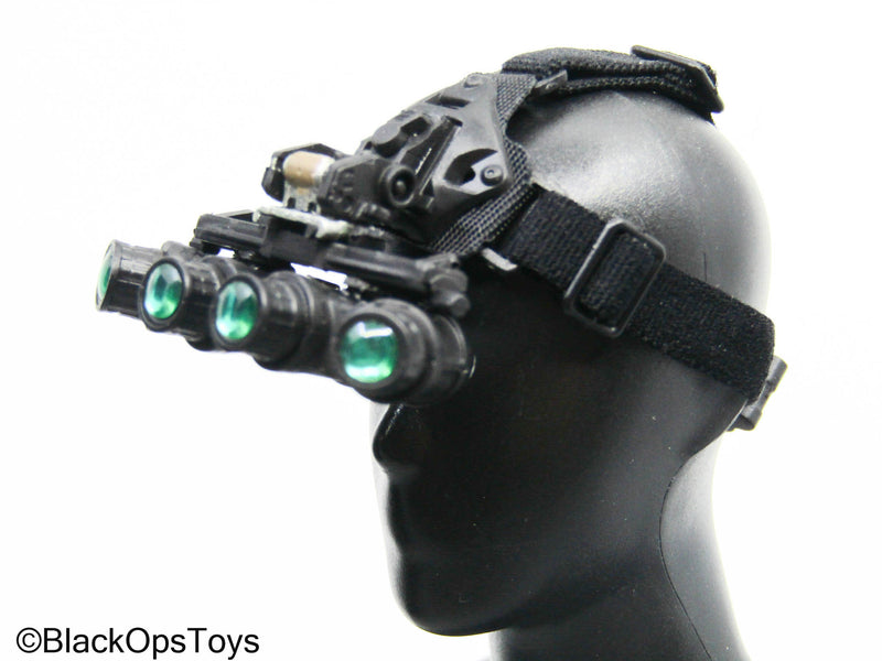 Load image into Gallery viewer, Black Night Vision Goggles w/Attachments

