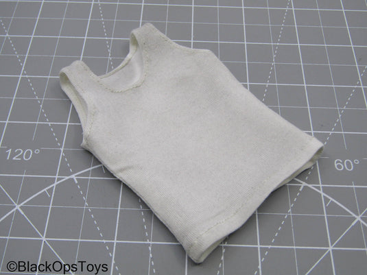 Weathered White Tank Top Sleeveless Shirt