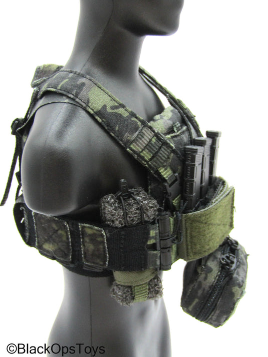 Veteran Tactical Instructor Z - Black Multicam Body Armor w/Chest Rig