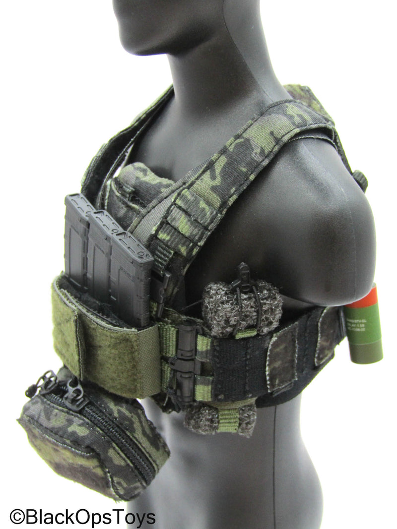 Load image into Gallery viewer, Veteran Tactical Instructor Z - Black Multicam Body Armor w/Chest Rig
