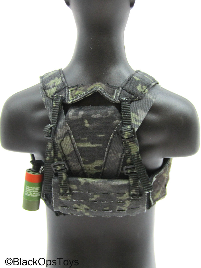 Load image into Gallery viewer, Veteran Tactical Instructor Z - Black Multicam Body Armor w/Chest Rig
