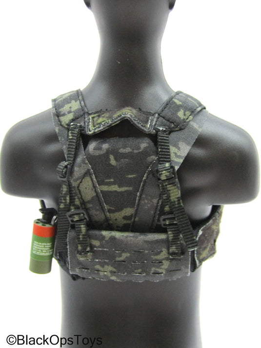 Veteran Tactical Instructor Z - Black Multicam Body Armor w/Chest Rig