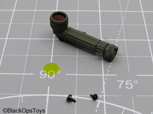Working OD Green "Moonbeam" Angle Head Flashlight W/Lenses (DiD)