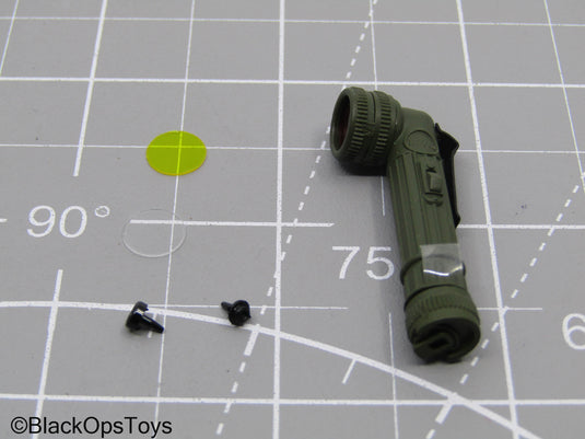 Working OD Green "Moonbeam" Angle Head Flashlight W/Lenses (DiD)