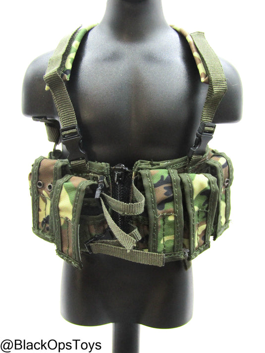 The Hunt For UBL - Woodland Camo Chest Rig w/Mags (x3)