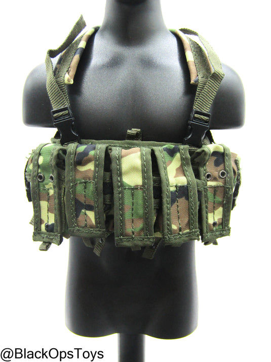 DEVGRU AFO Neptune - Woodland Camo Chest Rig w/Mags (x3)