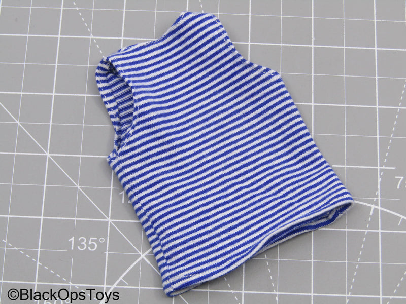 Load image into Gallery viewer, Blue &amp; White Tank Top Sleeveless Shirt (DAM Toys)
