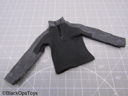 Black Urban Camo Combat Shirt (Easy & Simple)