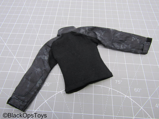 Black Urban Camo Combat Shirt (Easy & Simple)