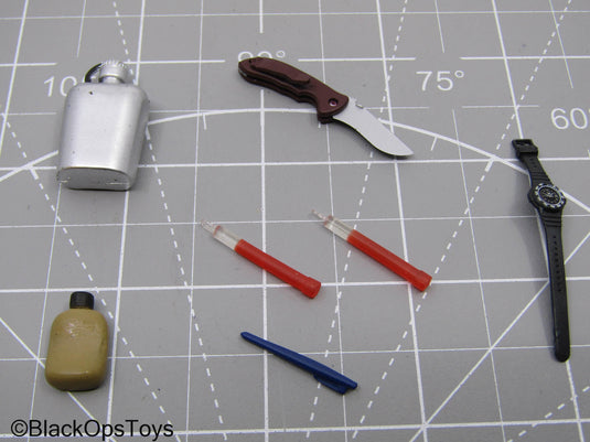 Misc Gear Set w/Watch Canteen & Pocket Knife