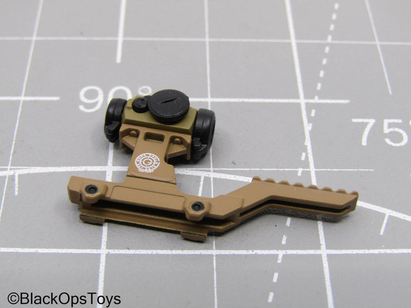 Load image into Gallery viewer, Tan Red Dot Sight w/Mount (Easy &amp; Simple)
