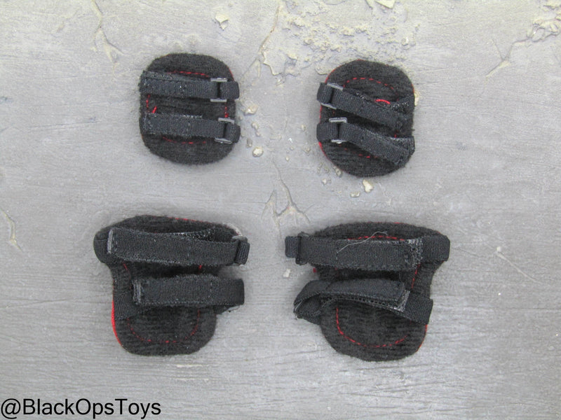 Load image into Gallery viewer, Zombie Hunter - Red Elbow &amp; Knee Pad Set
