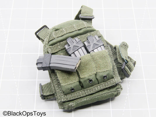 OD Green PMC Plate Carrier w/5.56 Mag Lot (Playhouse)