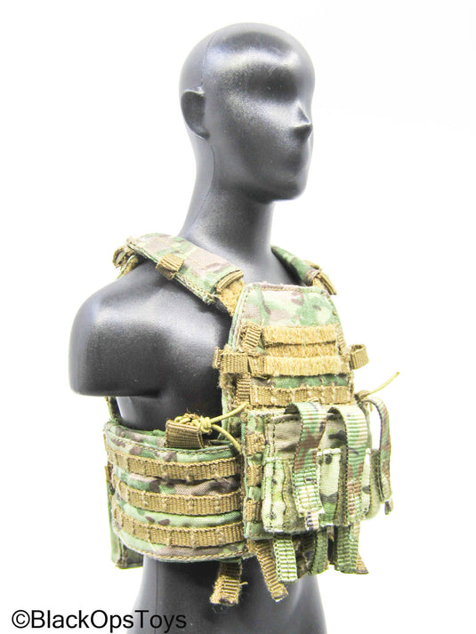 Multicam Camo MOLLE Plate Carrier (Easy & Simple)