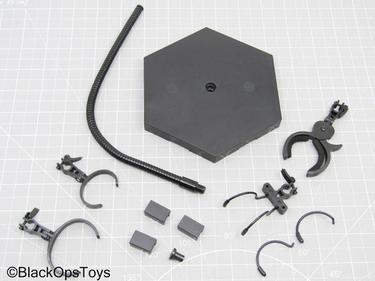 Black Hexagonal Dynamic Figure Stand