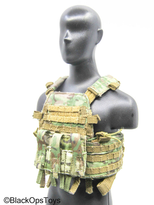 Multicam Camo MOLLE Plate Carrier (Easy & Simple)
