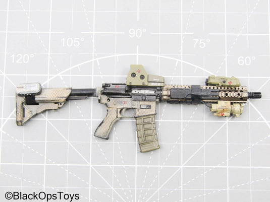 Tan MK18 Mod Carbine Rifle w/Weapon Attachment