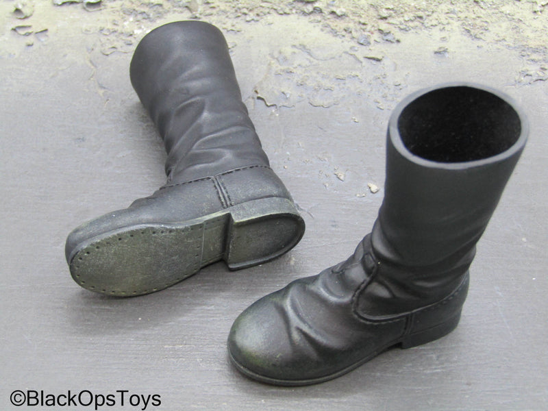 Load image into Gallery viewer, WWII Black Boots (Foot Type)
