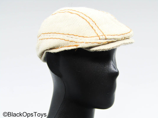 Tan Newsboy Cap