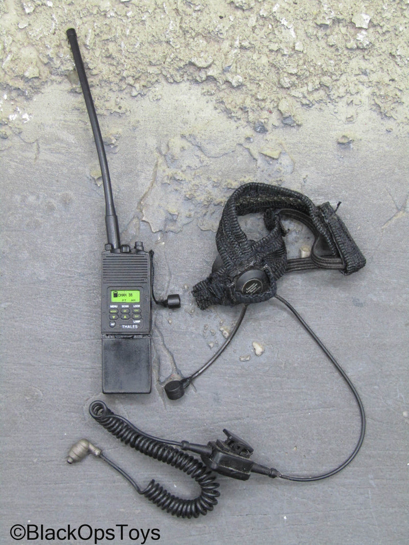 Load image into Gallery viewer, Black Radio w/Headset
