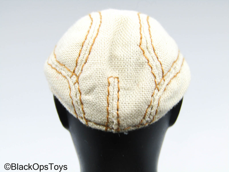 Load image into Gallery viewer, Tan Newsboy Cap
