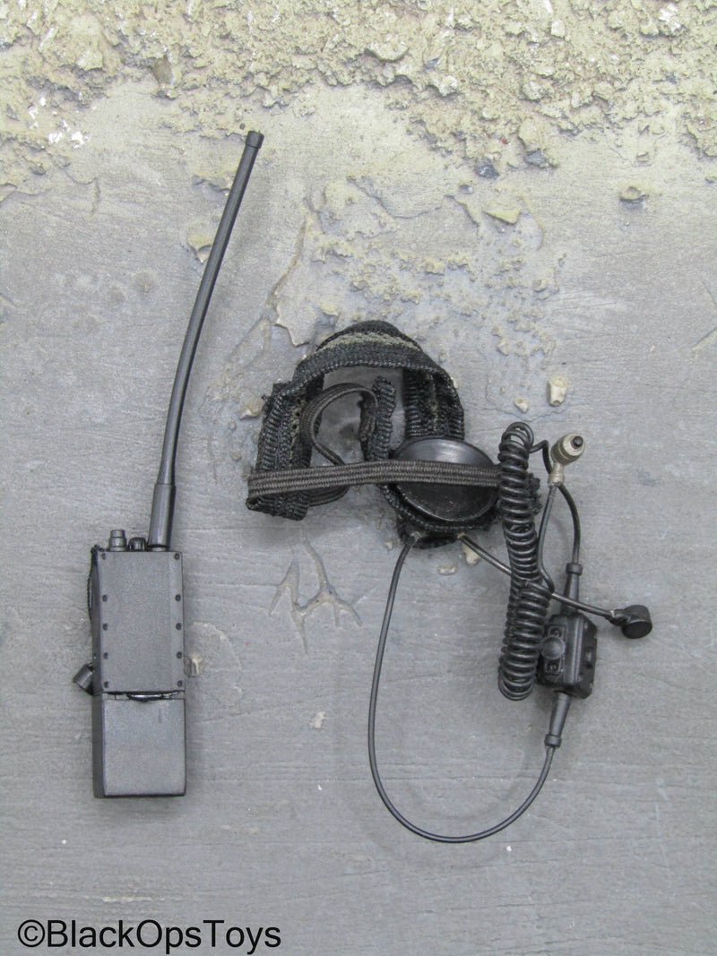 Load image into Gallery viewer, Black Radio w/Headset
