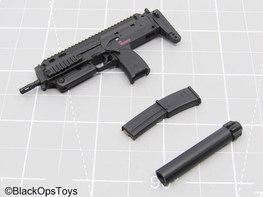 Black H&K MP7 SMG w/Suppressor