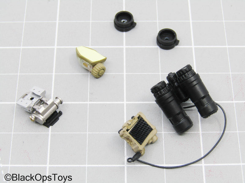 Load image into Gallery viewer, Black Night Vision Goggles w/Helmet Attachments (Easy &amp; Simple)
