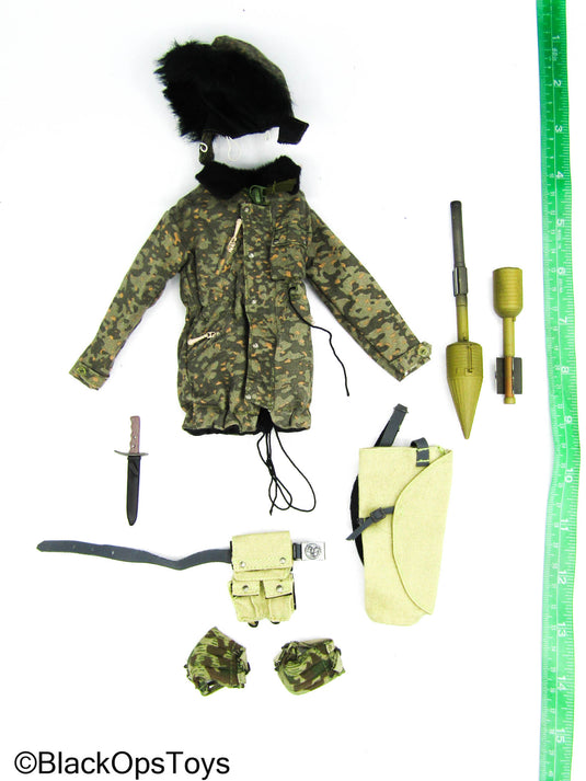 WWII Flektarn Camo Winter Coat & Gear Set