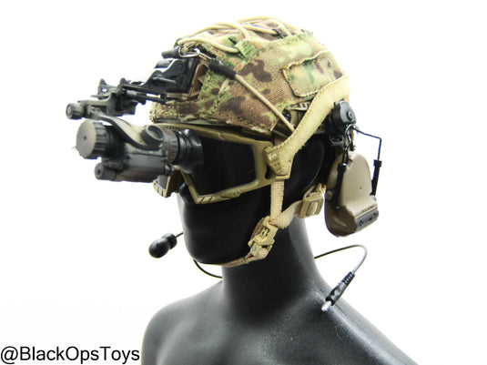 Russian FSB Alpha Sniper - Multicam Helmet w/NVG & Communications Set