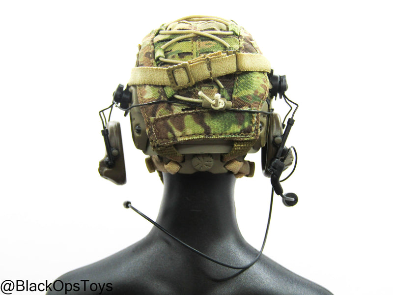 Load image into Gallery viewer, Russian FSB Alpha Sniper - Multicam Helmet w/NVG &amp; Communications Set
