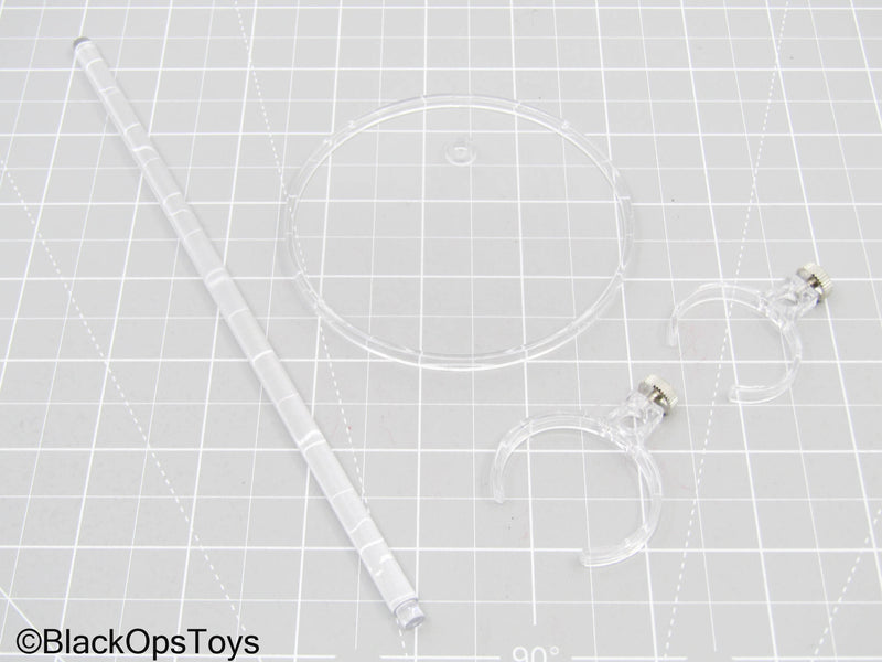 Load image into Gallery viewer, Clear Plastic Base Figure Stand
