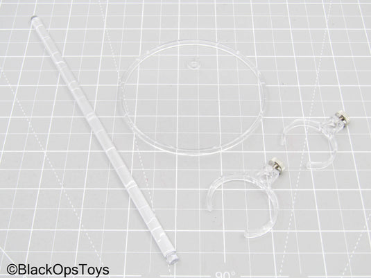 Clear Plastic Base Figure Stand
